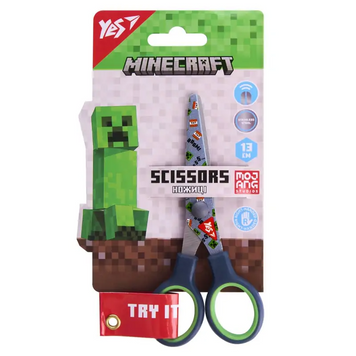 Ножиці дитячі, 13 см, з принтованим лезом Minecraft 480470 Yes 480470 фото