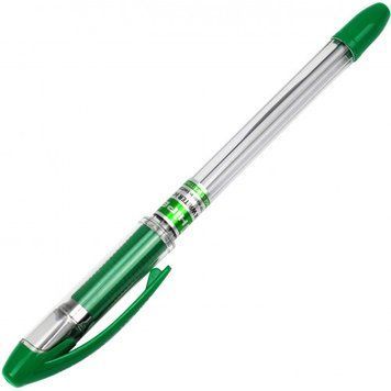 Ручка масляна кулькова Hiper &laquo;Max Writer&raquo;, 2500 м, 0,7 мм, зелена, HO-335 002117249 фото