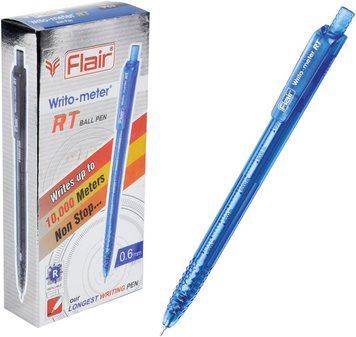Ручка кулькова Flair &laquo;Writometer RT ball&raquo;, 10 км, синя, 1311 73744 фото