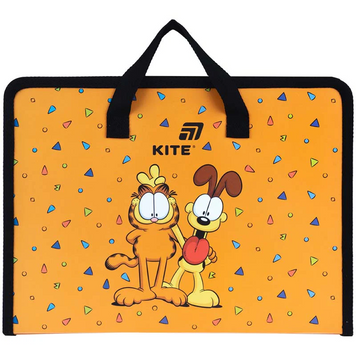 Портфель Kite А4 на блискавці, пластиковий, &laquo;Garfield&raquo;, GF26-202 GF26-202 фото