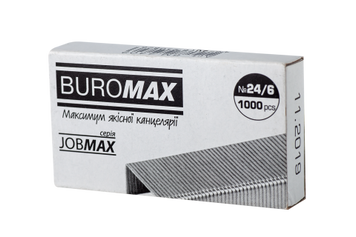 Скоби для степлера № 24/6 Buromax, 1000 шт., BM.4402 BM.4402 фото